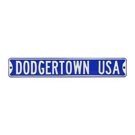 AUTHENTIC STREET SIGNS Authentic Street Signs 30131 Dodgertown USA Street Sign 30131